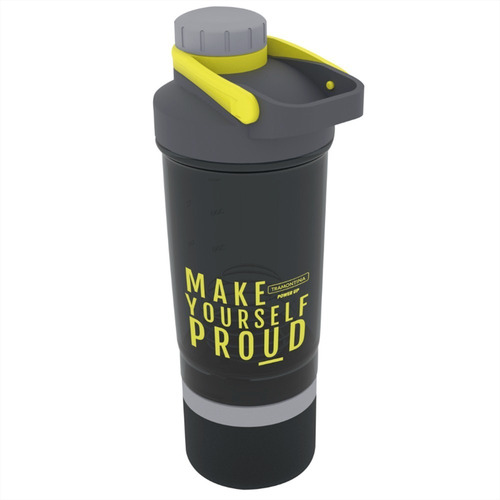 Imagen 2 de 8 de Botella Shaker Tramontina Vaso Mezclador Suplementos Deporte