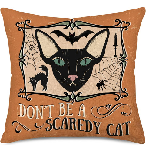 Easternproject Fundas De Almohada De Halloween De 18.0 X 18.