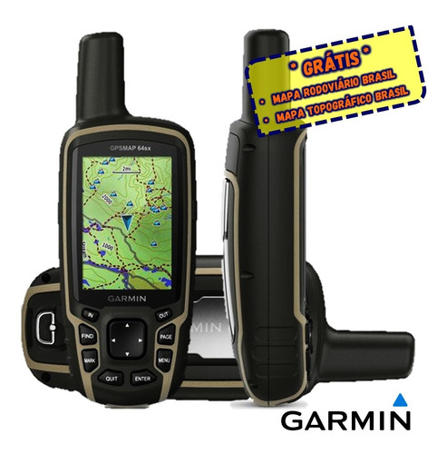 Gps Garmin Gpsmap 64s Original + Mapa Mundial Incluso