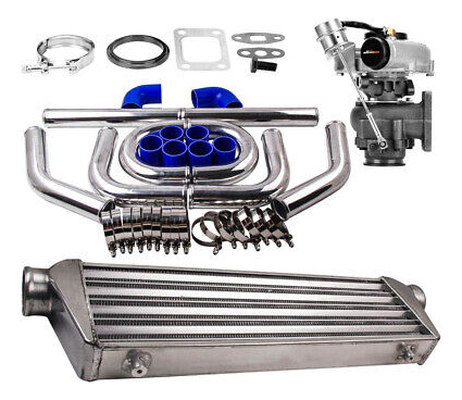 Universal T3/t4 T04e Turbocharger Kit+27x7x2.5 Intercooler