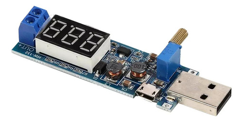 2 Convertidor De Voltaje Ajustable Boost Buck Pantalla