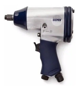 Imagen 2 de 6 de Llave Impacto Pistola Neumática Enc 1/2 Maletin 17 Pz Bremen