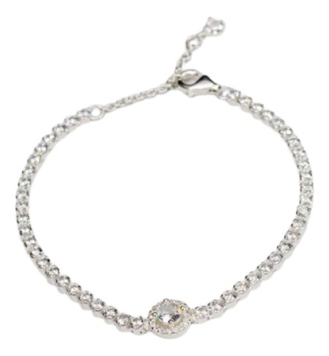 Pulsera De Lujo Piedra Plata Esterlina 925 Calidad Premium 