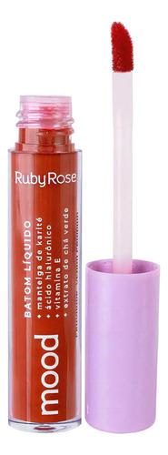 Batom Liquido Ruby Rose Mood Triumph 15 3,2ml