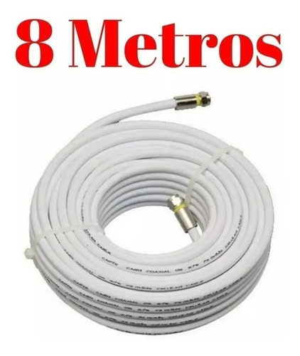 Kit Conversor Digital + Antena Externa + Mastro + Cabo 8 Mts
