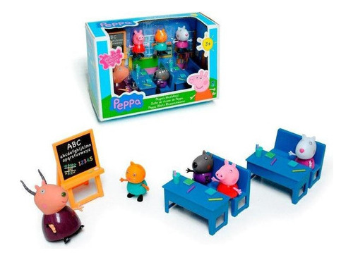 Peppa Pig Sala De Clases 5 Figuras