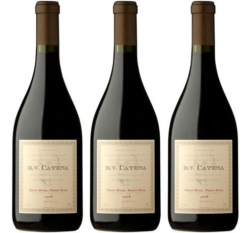 Kit C/ 3 Vinhos Argentino Dv Catena Pinot Noir - 750ml