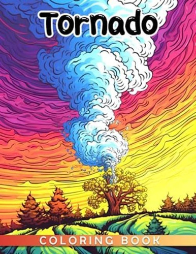 Libro: Tornado Coloring Book: Impressive Natural Illustratio