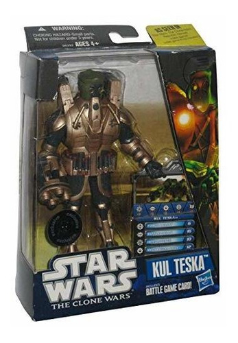 Star Wars Clone Wars Exclusiva Figura De Acción De Kul Teska