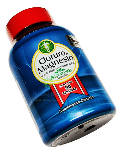 Cloruro De Magnesio 90 Softgels Alnature - Kg a $1