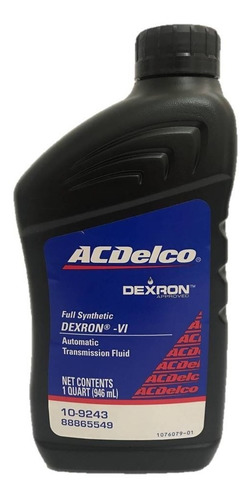 Aceite Dexron 6 Vi Marca Acdelco Cajas Automaticas
