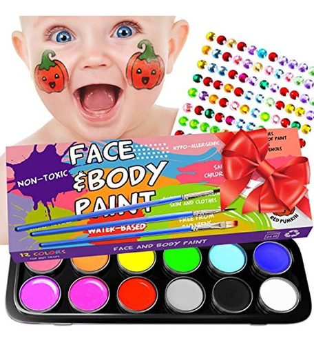 Kit De Pintura Facial Para Niños