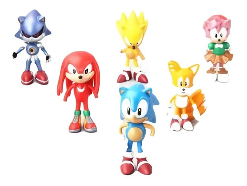 Set 6 Figuritas Sonic Boom / Figuras De Accion