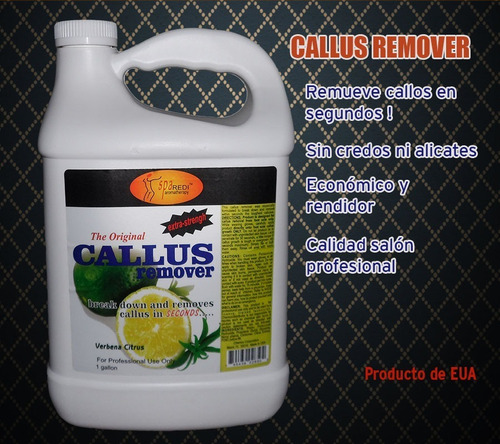 Callus Remover / Removedor De Callos Sparedi Galon 3.785 Lt