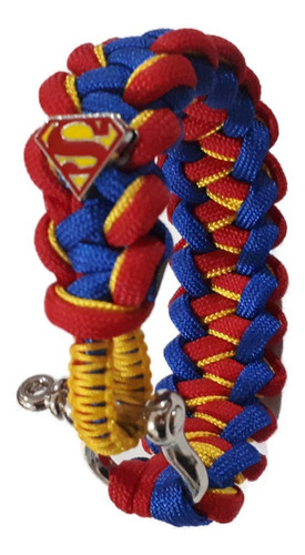Pulsera Paracord Superman Exclusivos De Moda 