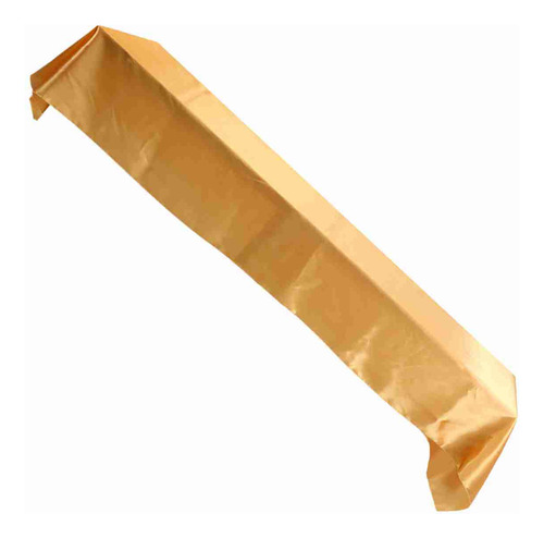 Mantel Para Mesa De Fiesta Dorado, 145 X 320 Cm, Rectangular