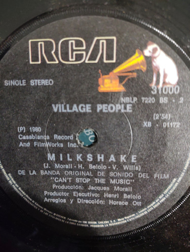 Vinilo Single De Village People - No Puede Parar La Mu( M49