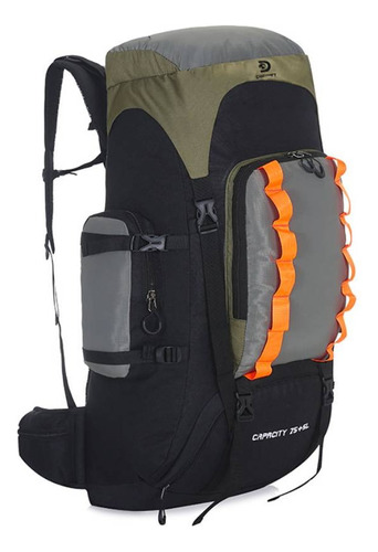 Mochila Trekking  Mochileros 75 + 5 Litros Con Varilla 