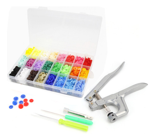 Resina Snap Fastener Popular Práctico 24 Color Niños