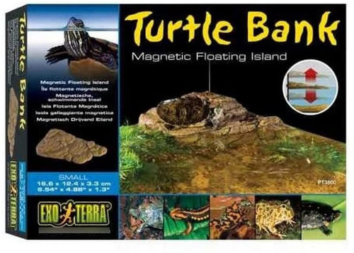 Exo Terra Turtle Bank, Isla Flotante Magnética Para Terrario