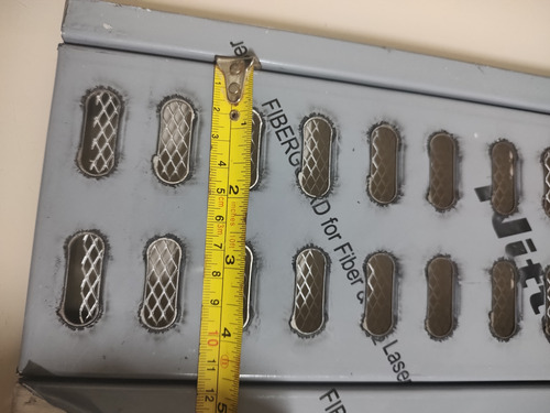 Kit 23 Ralo Linear Inox 15x100 C/ Aba Tela Anti-inseto