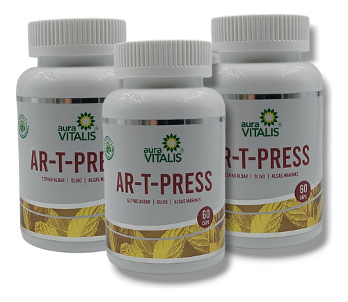 Ar-t-press 60 Cápsulas Pack De 3 Frascos Diurético