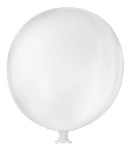 Balão De Festa Gigante - 25 63cm - Branco - 01 Unidade