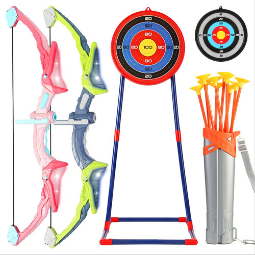 2 Paquetes Para Ninos Bow And Arrow Set, Inclinacion Y Flech