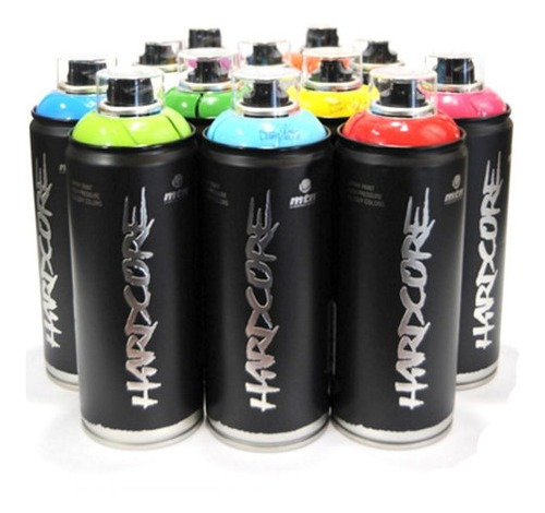 Pintura Sintetica Aerosol Montana Colors Hardcore2 Pack X24