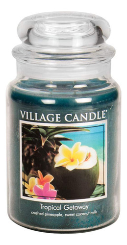 Village Candle Tropical Getaway Vela Perfumada Vaso 21.25 21