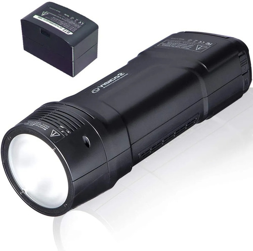 Imagen 7 de 9 de Flash Visico 2 Ttl Hss 200w Bat. + Emisor Canon Nikon O Sony
