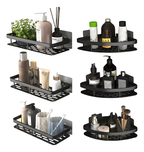 Esquinero Organizador De Baño Estante Adhesivo Baño Y Cocina