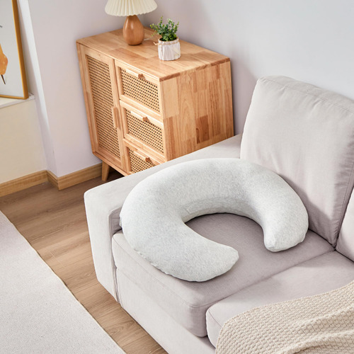 Almohada De Lactancia Materna Grande Con Funda De Algodón Gr