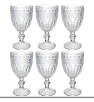 Comprar Jogo 6 Taças Imperial 360ml - Hauskraft