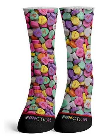 Function Calcetín De Moda Con Corazones De Caramelo Del Día