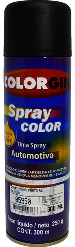 Spray Color Alta Temperatura X300 Ml Mapache