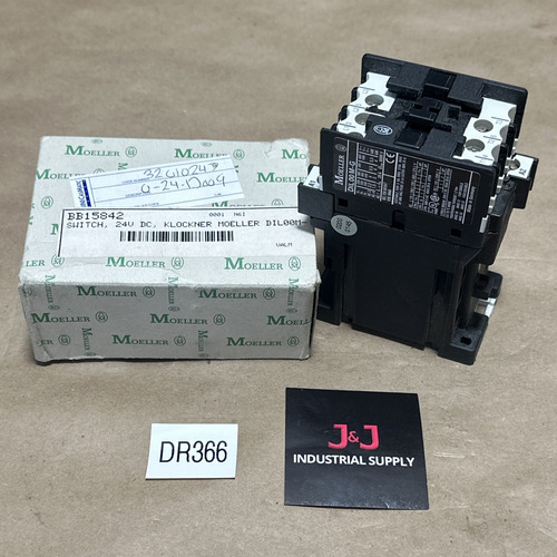 New Open Box- Moeller Starter Contactor 24 Vdc Coil Jjg