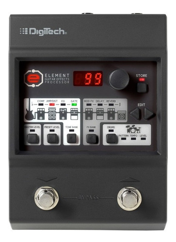 Pedalera Digitech Element Multiefecto Para Guitarra