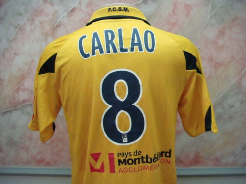Camisa Futebol Sochaux Montbeliare França Lotto Jogo 2408