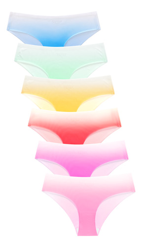 Conjunto De 5 Tangas Sin Costuras Para Mujer En Varios Color
