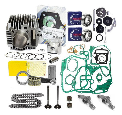 Kit Cilindro Motor Pop 100 Biz 100 05 Dream C 100 Vedamotors