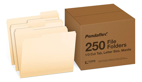 Pendaflex Essentials Carpetas Para Archivos, Tamaño Carta, M