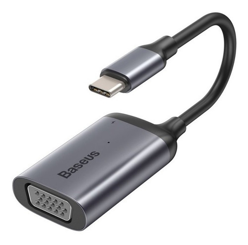 Adaptador Usb-c P/ Vga + Usb-c Win Mac Thunderbolt 3 Baseus