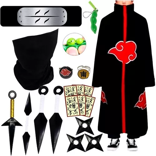 Kit ninja Naruto Kunai Naruto Shuriken Bandana Névoa Kisame +