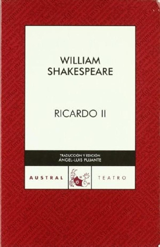 Libro - Ricardo Ii: Nº 428 Teatro  Rojo, De Shakespeare, Wi