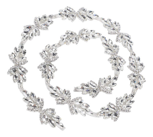 Apliques De Diamantes De Imitación De Cristal, 1 Yarda De A