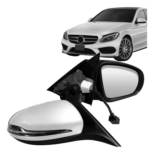 Par Retrovisor C180 15 16 17 18 Com Pisca Retratil Aquecedor