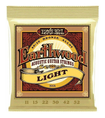 Cuerda Ernie Ball para guitarra 2004 011.052 Earthwood 8 Steel