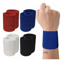 Comprar Par Muñequeras Sudor Tenis Manilla Deportiva Squash Gimnasio