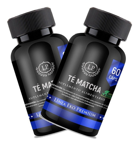 2 Te Matcha Puro Premium - 120 Capsulas 